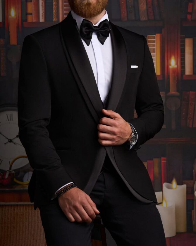 Classic Black Tuxedo for Men – Timeless German Elegance | Berlinaf