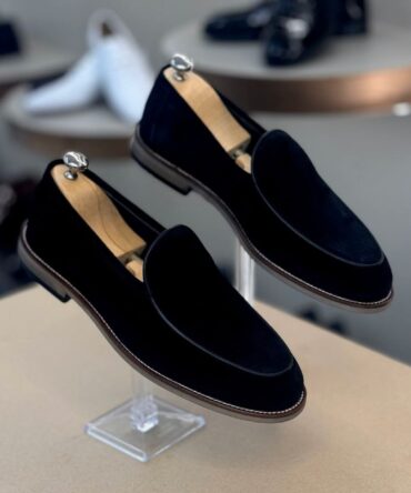 Men’s Black Suede Ankle Boots – Luxury Lace-Up Boots for Modern Formal & Casual Wear | berlinaf.com